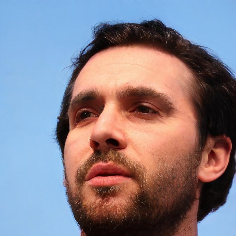 Callum Whitlock, founder of Extendex Hub, in kitchen environment